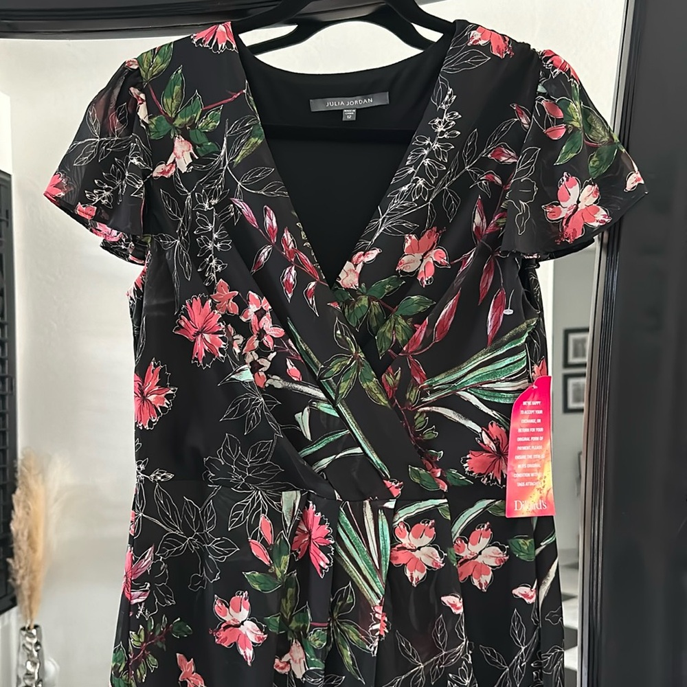 Julia Jordan floral maxi dress size 12